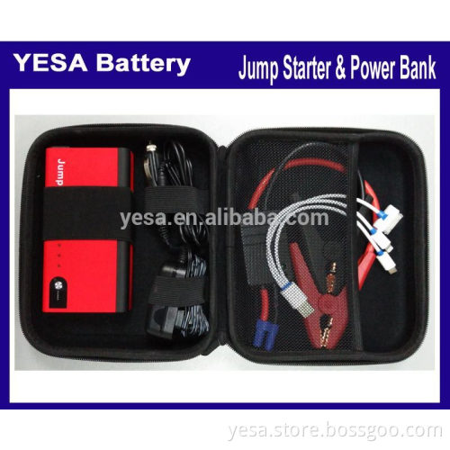 for any displacement Gasoline Car / Diesel Vehicle Thin Tpye 11000mAh Li-ion battery for USB EC5 output Jump Starter